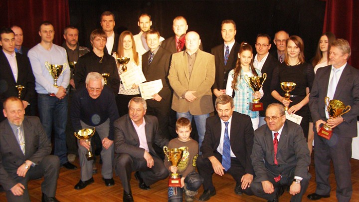 Zástupcovia HKM na vyhlásení ankety Športovec roka 2011